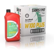 Aeroshell W100 Plus Aviation Oil - 6 Pack